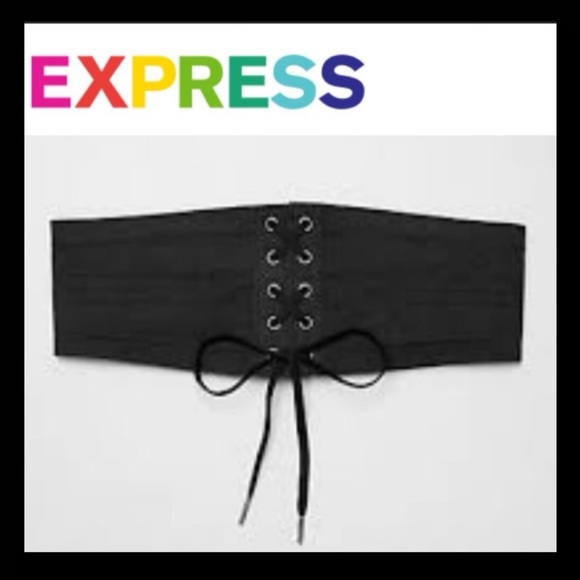 Express Accessories - BNWT EXPRESS Canvas Corset Belt